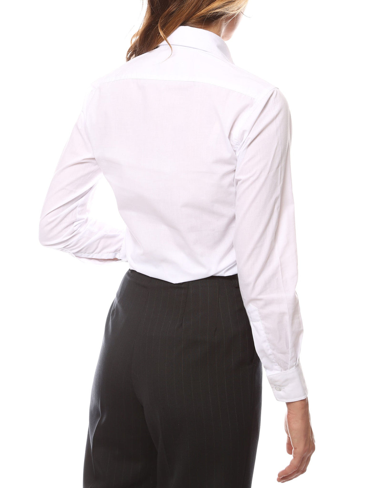 Womens Classic White Dress Shirt
